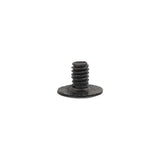 1/4" Glossy Black, Screw Only, Solid Brass, #L-156SC-1-4BLK