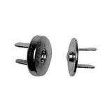 14mm Gunmetal, Magnetic Snap, Steel, #P-2363-GUNM