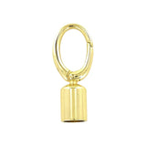 1/2" Gold, Tassel Cover with Swivel Snap, Zinc Alloy, #P-2968-GOLD