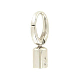 1/2" Nickel, Tassel Cover with Swivel Snap, Zinc Alloy, #P-2968-NIC