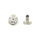 1/4" Shiny Nickel, Chain Connector w/Screw, Zinc Alloy, #P-2661-NIC