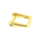 1" Shiny Gold, Handle Loop with Screw In Pin, Zinc Allloy, #P-2287-GOLD