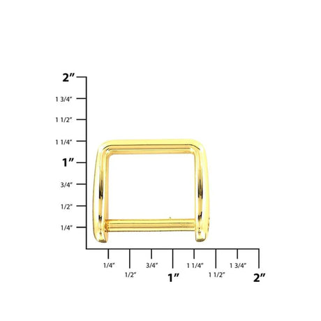 1" Shiny Gold, Handle Loop with Screw In Pin, Zinc Allloy, #P-2287-GOLD