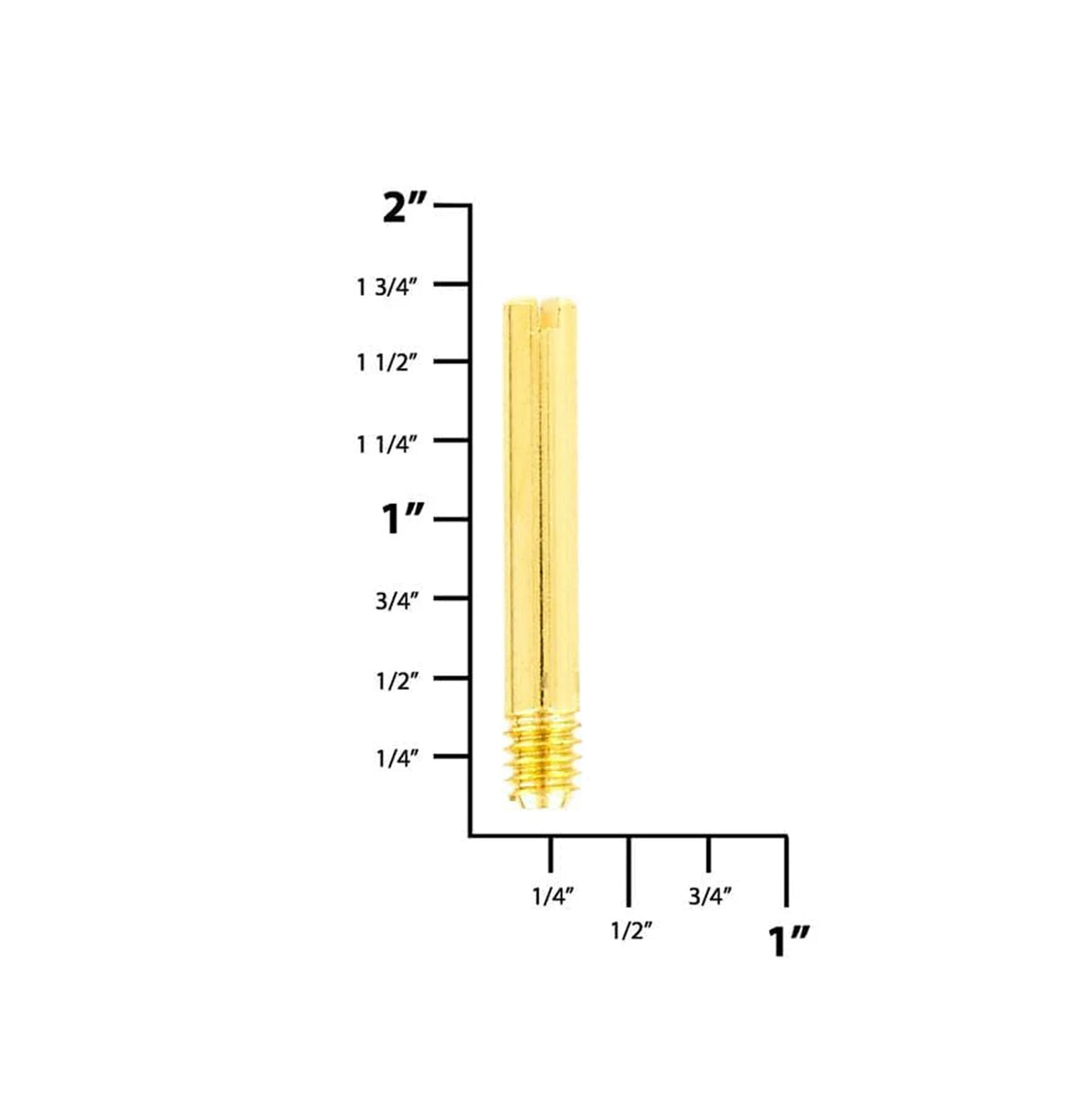 3/4", Gold, Screw Pin Ring, Pin Only, Zinc Ally, #P-2387P