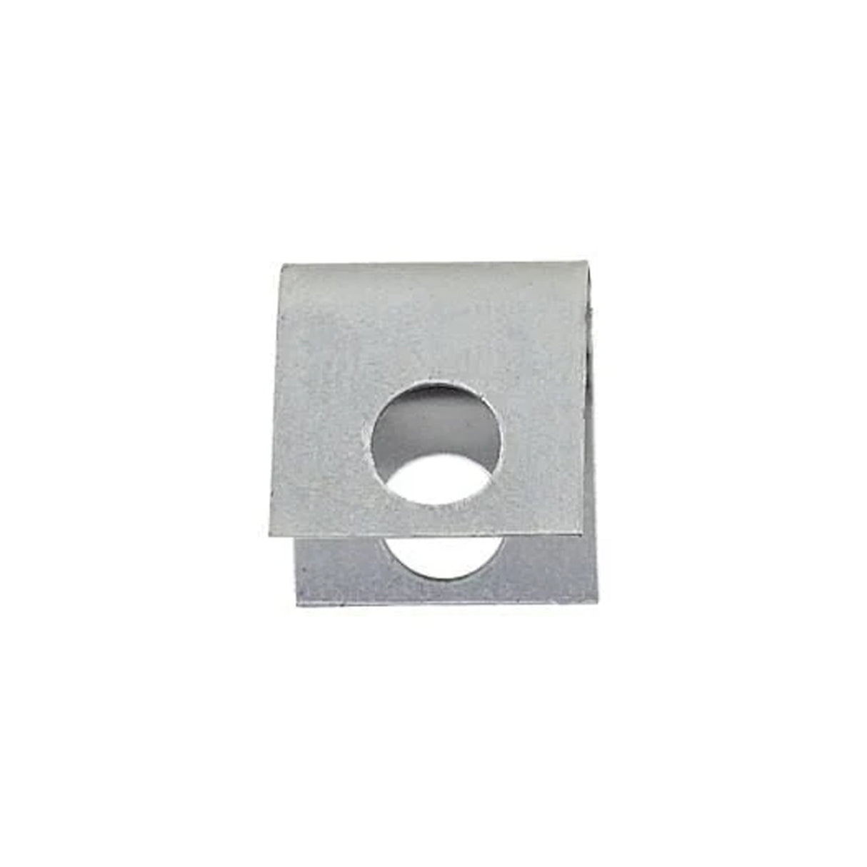 3/4" Silver, Clip, Raw Steel, #L-1218