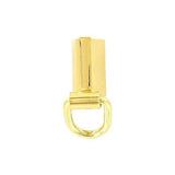 3/8" Gold, Squeeze On Handle Loop, Zinc Alloy, #P-1486-GOLD