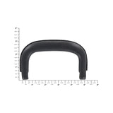 4 1/2" Black, Case Handle, Leather, #L-1637-BLK