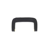 4 1/2" Black, Padded Post Handle, Leather, #L-1666-BLK