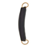 5" Black, Handle with Gold Hardware, Leather, #L-1551-BLK