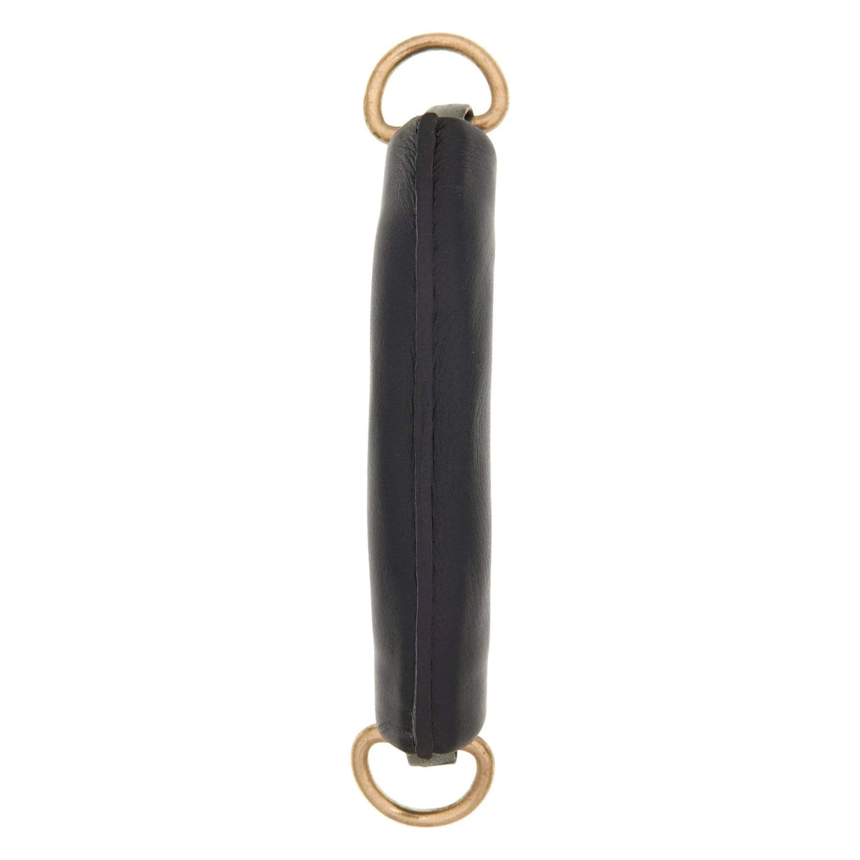 5" Black, Handle with Gold Hardware, Leather, #L-1551-BLK