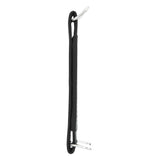 6 1/2" Black, Handle, Leather, #L-176LG-BLK