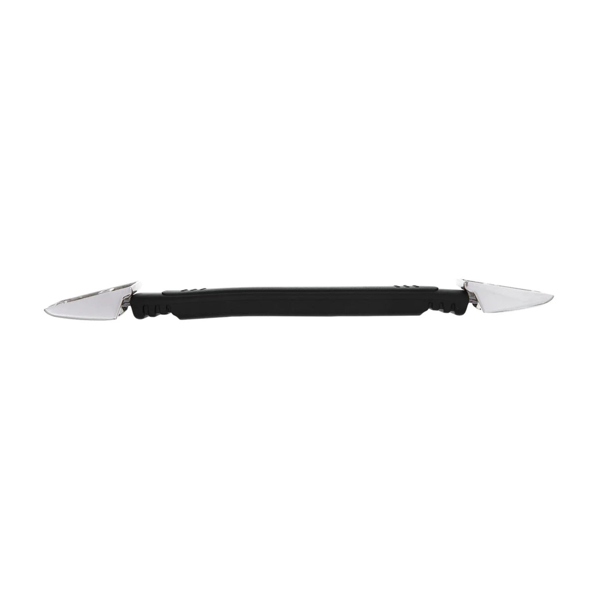 6 3/4" Black, Handle with Nickel Loops, Vinyl, #L-2836