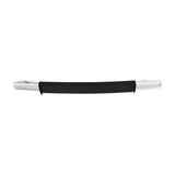 8 3/4" Black, Handle with Nickel Hardware, Vinyl, #L-3594