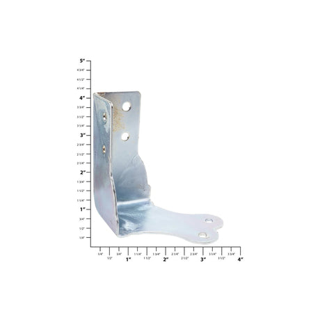 Large Flat Corner/Brace Zinc, #8582-Z