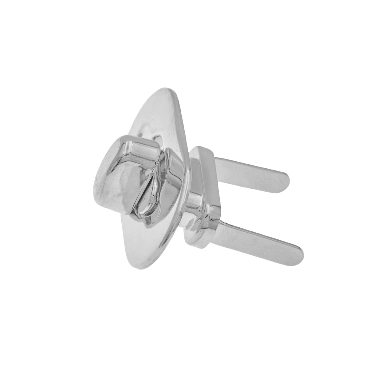 1 1/4" Shiny Nickel, Turn Lock, Zinc Alloy, #P-2212-NIC