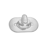 1 1/4" Shiny Nickel, Turn Lock, Zinc Alloy, #P-2212-NIC