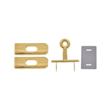 1 7/8 Shiny Gold, Double Plate Turn Lock, Zinc Alloy, #P-2277-GOLD