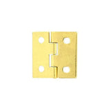 1" Brass, Box/Case Hinge Plate, Zinc Alloy, #D-34-BP