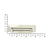 2 5/8" Nickel, Flap Drop Lock, Zinc Alloy, #P-3200-NIC