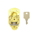 2 7/16" Brass, Locking Drawbolt, Steel, #L-2025-BP