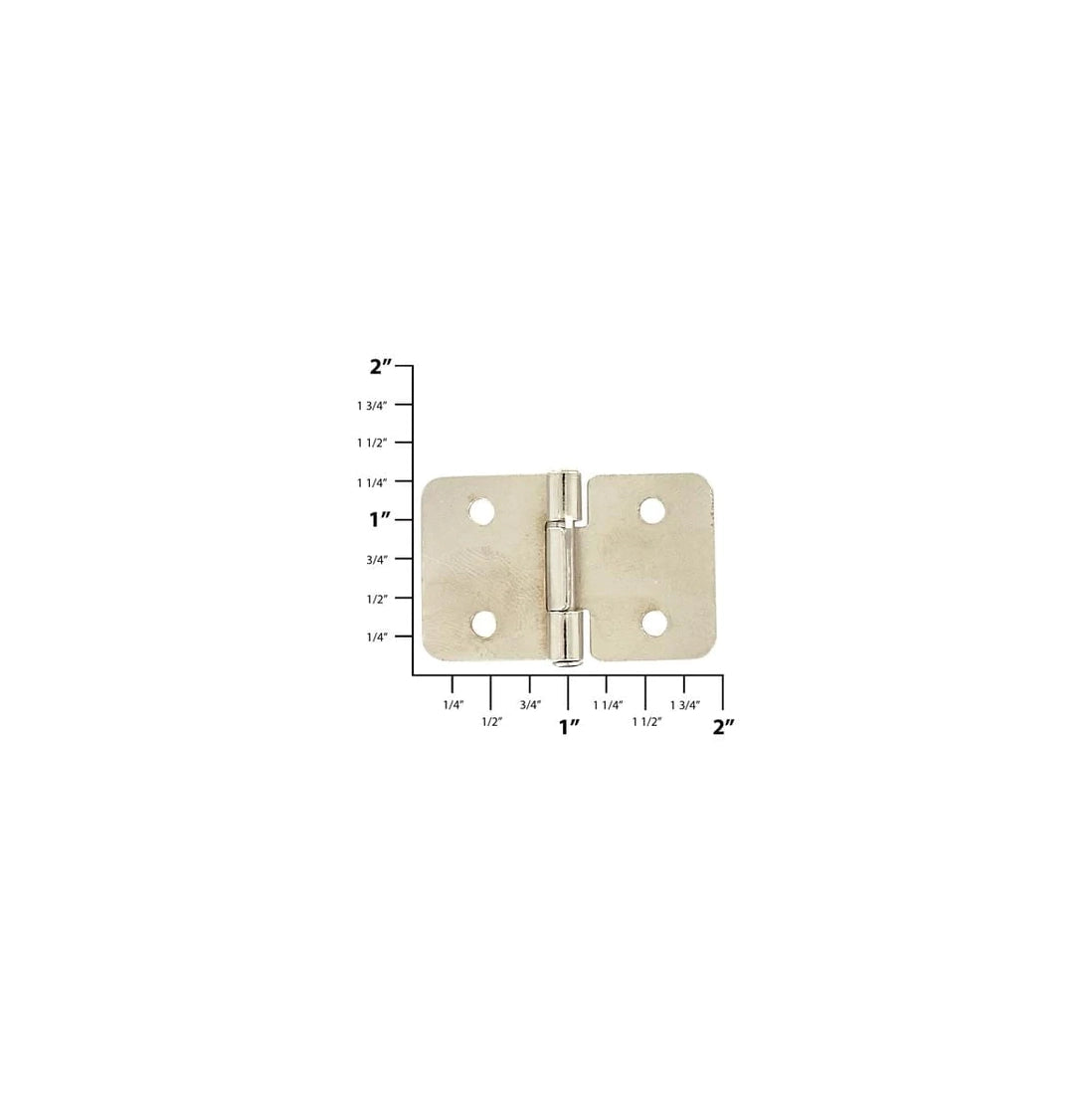 1" Nickel, Lift-a-Part Hinge, Zinc Alloy, #L-3228