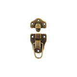 3 1/4" Antique Brass, Drawbolt, Steel, #D-50X-R-ANTB