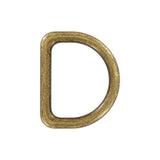 1 1/2" Antique Brass, Cast D-Ring, Zinc Alloy, #D-403-ANTB