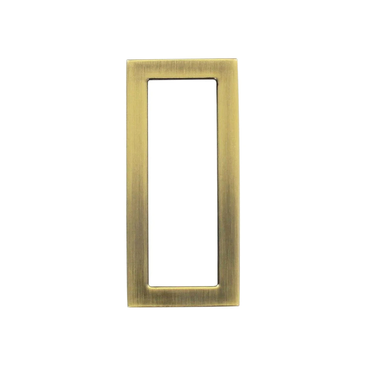 1 1/2" Antique Brass, Cast Rectangular Ring, Zinc Alloy, #P-2558-ANTB