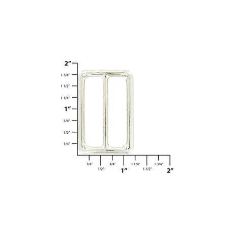 1 1/2" Nickel, Cast Concave Slide, Zinc Alloy, #C-1313-NP