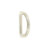 1 1/2" Shiny Nickel, Solid D Ring, Zinc Alloy, #D-403-NIC