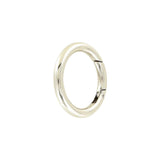 1 1/2" Shiny Nickel, Spring Gate Round Ring, Zinc Alloy, #P-2526-NIC