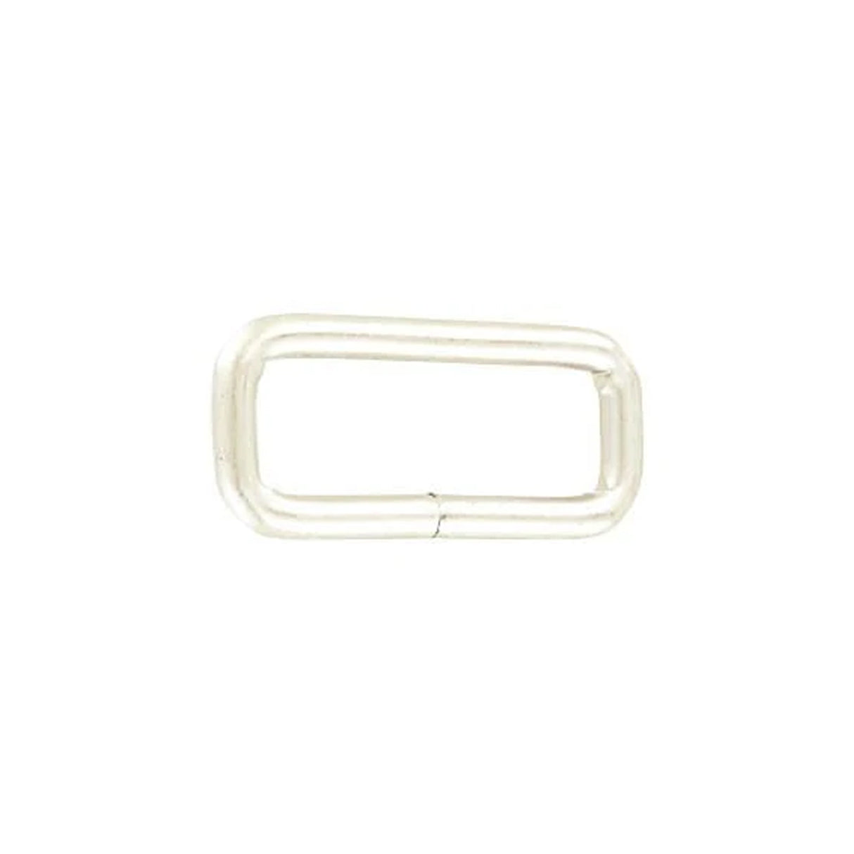 1 1/2" Satin Nickel, Welded Rectangular Ring, Steel, #P-2259