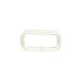 1 1/2" Satin Nickel, Welded Rectangular Ring, Steel, #P-2259