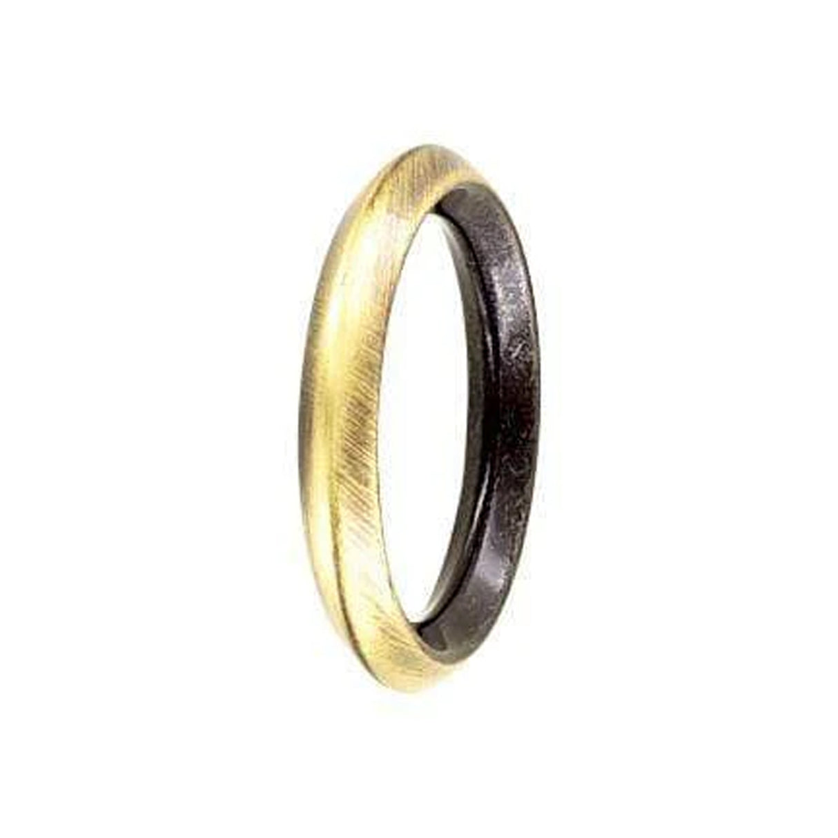 1 1/4" Antique Brass, Beveled Round Ring, Zinc Alloy, #P-2878-ANTB