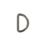 1 1/4"Gunmetal, Solid D Ring, Zinc Alloy, #P-3144-GUNM