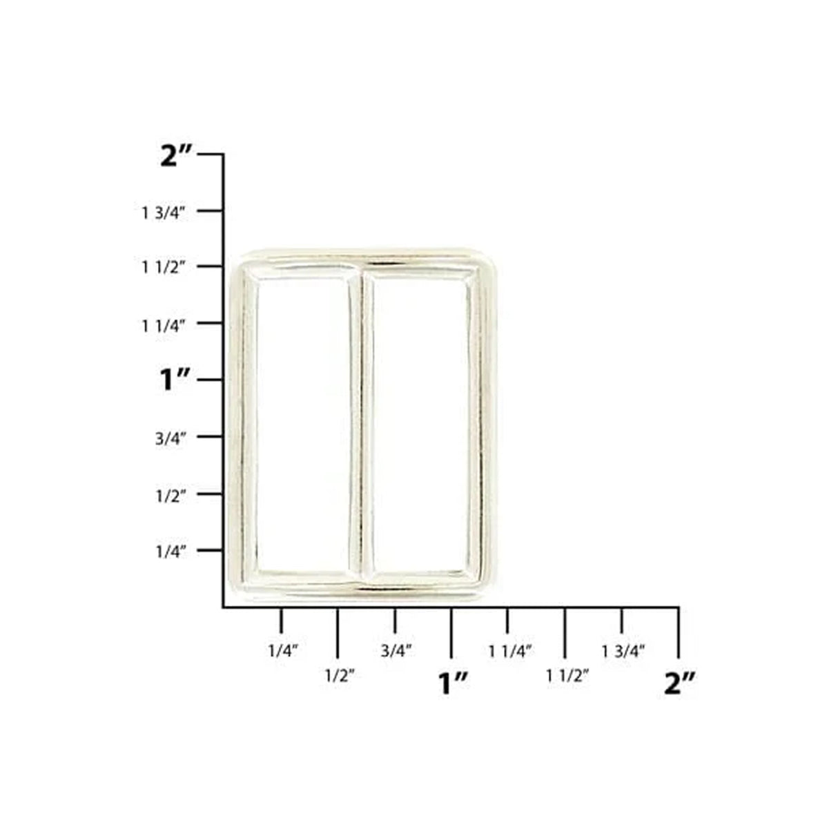 1 1/4" Nickel, Cast Concave Slide, Steel, #C-1354-NP