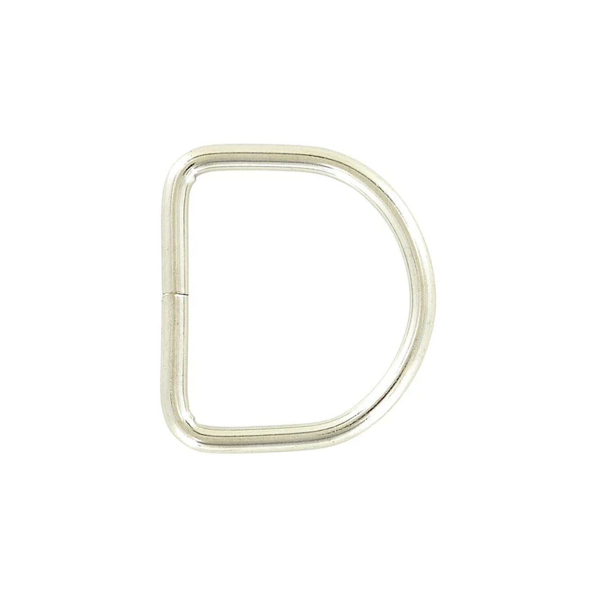 1 1/4" Nickel, Split D Ring, Steel, #D-111-NP