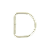 1 1/4" Nickel, Split D Ring, Steel, #D-111-NP