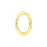 1 1/4" Shiny Gold, Solid Round Ring, Zinc Alloy, #P-2826-GOLD