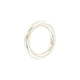 1 1/4" Shiny Nickel, Welded Round Ring, Steel, #P-2235