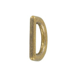 1/2" Antique Brass, Cast D Ring, Solid Brass, #P-1935-ANTB