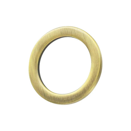 1" Antique Brass, Cast Flat Round Ring, Zinc Alloy, #P-2552-ANTB