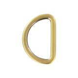 1" Antique Brass, Flat Cast D Ring, Zinc Alloy-PK5, #P-2561-ANTB