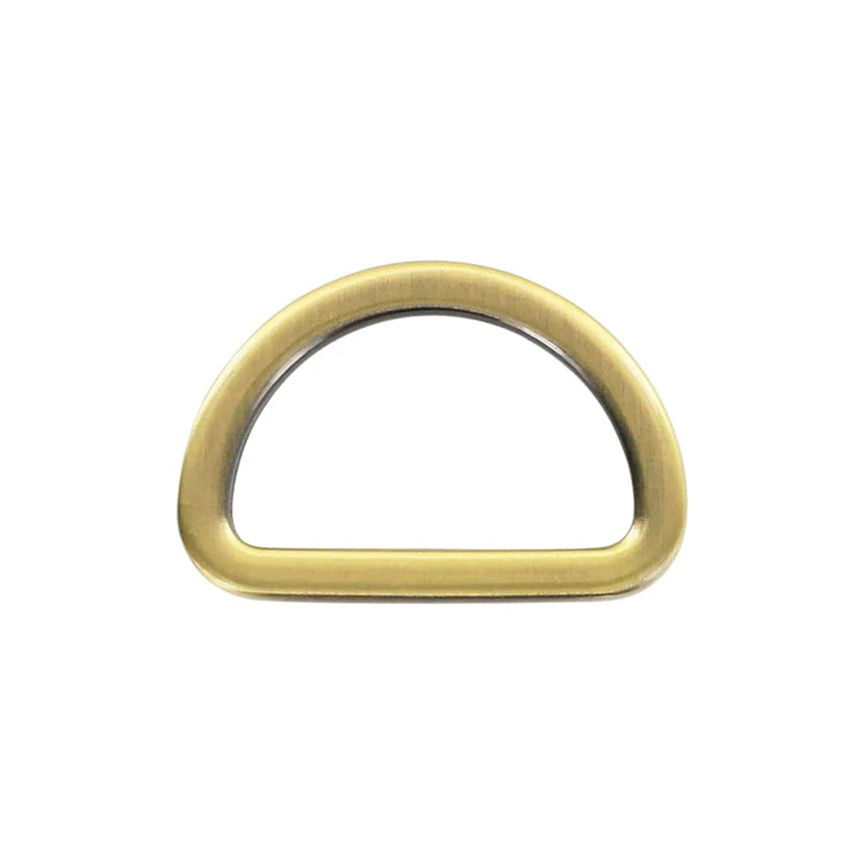 1" Antique Brass, Flat Cast D Ring, Zinc Alloy-PK5, #P-2561-ANTB