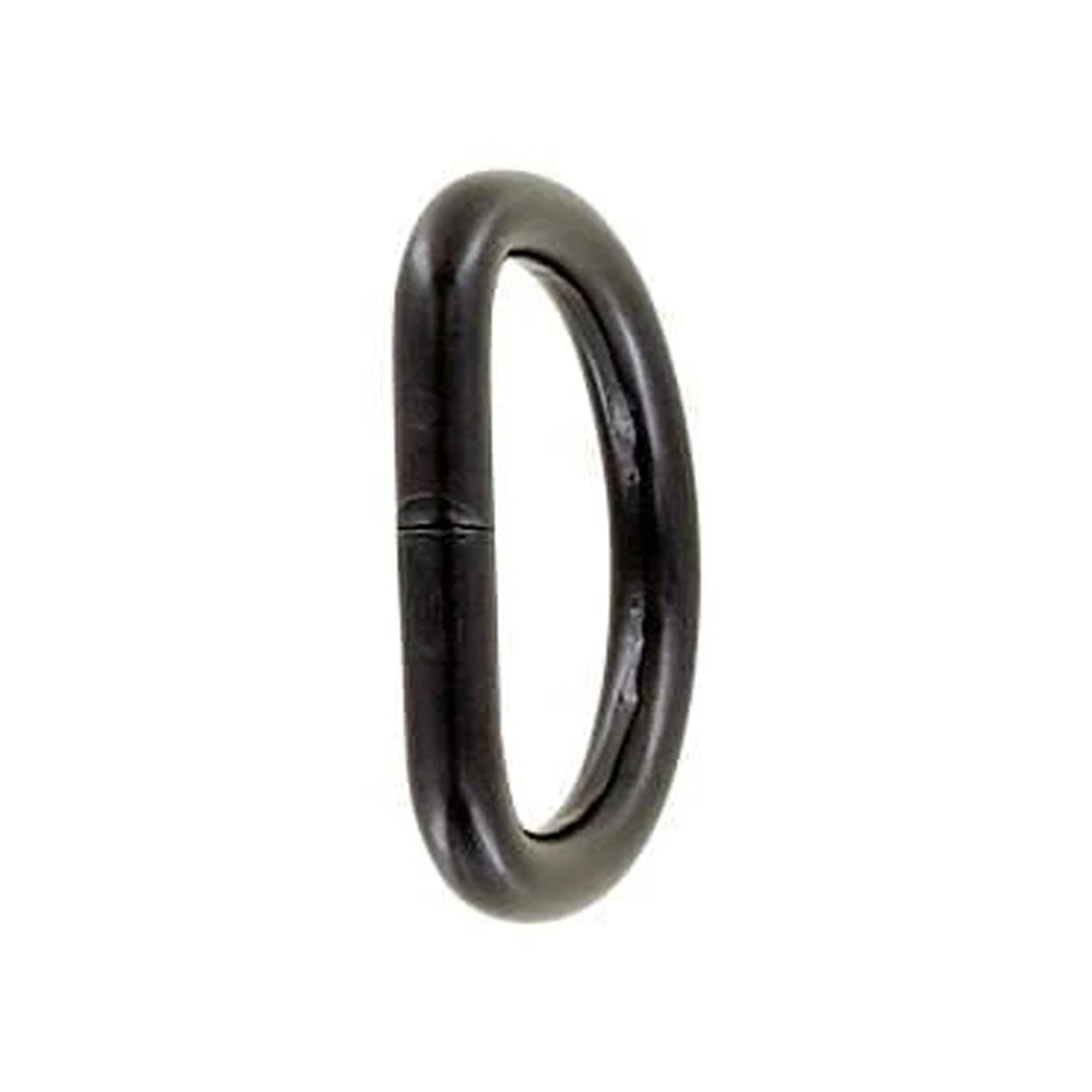 1" Matte Black, Split D Ring, Steel, #P-2120-BLK