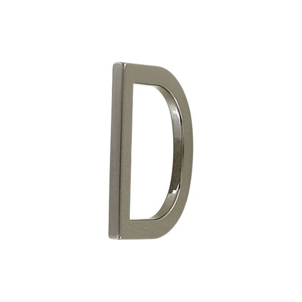 1"Gunmetal, Solid D Ring, Zinc Alloy, #P-3143-GUNM