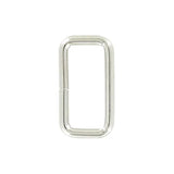 1" Nickel, Split Rectangular Ring, Steel, #C-25-1-NP