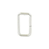 1" Nickel, Split Rectangular Ring, Steel, #C-25-1-NP