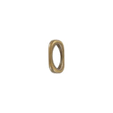 3/4" Antique Brass, Solid Oval Ring, Zinc Alloy, #P-2986-ANTB