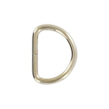 3/4" Nickel, Split D-Ring, Steel, #D-105-NP